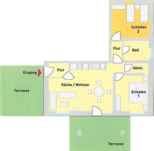 Grundriss Ferienwohnung Welling